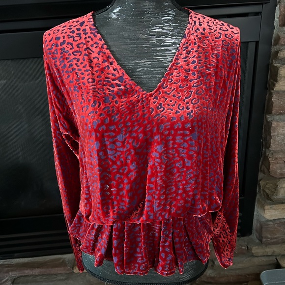 Johnny Was Chaka Peplum Top - Picture 1 of 6